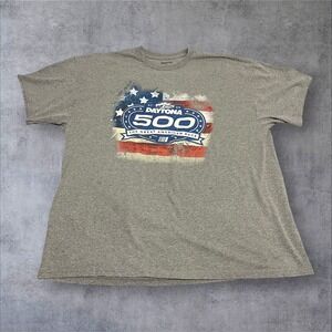 2024 NASCAR Daytona 500 American Flag Graphic T-Shirt XXL